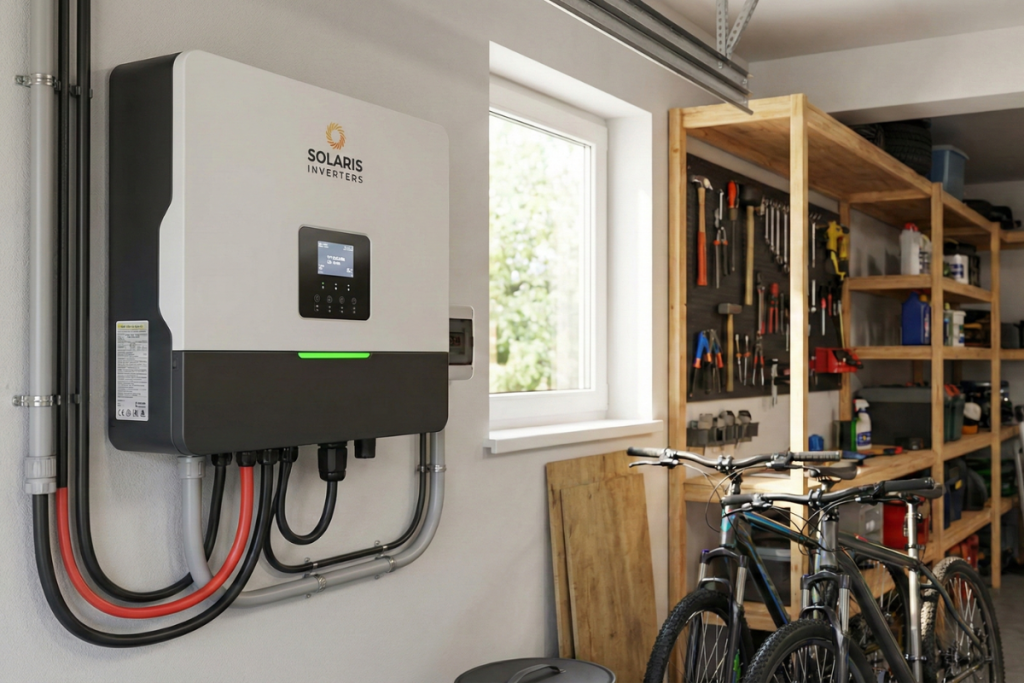 Onduleur dans garage